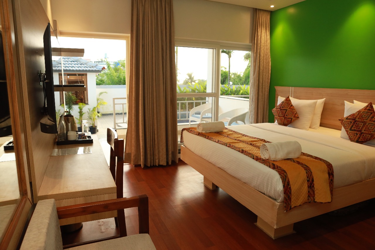 Family-friendly amenities at Gracias Resort in North Goa.